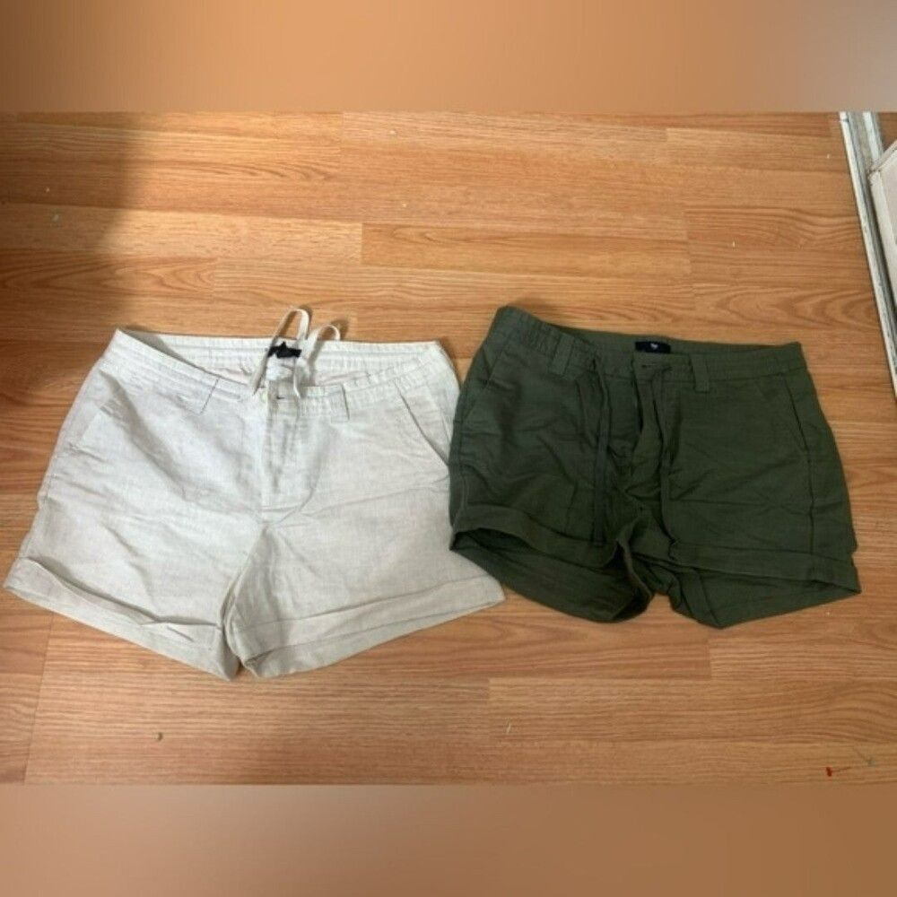 Women's Chino Shorts Soft Linen Size 6 New